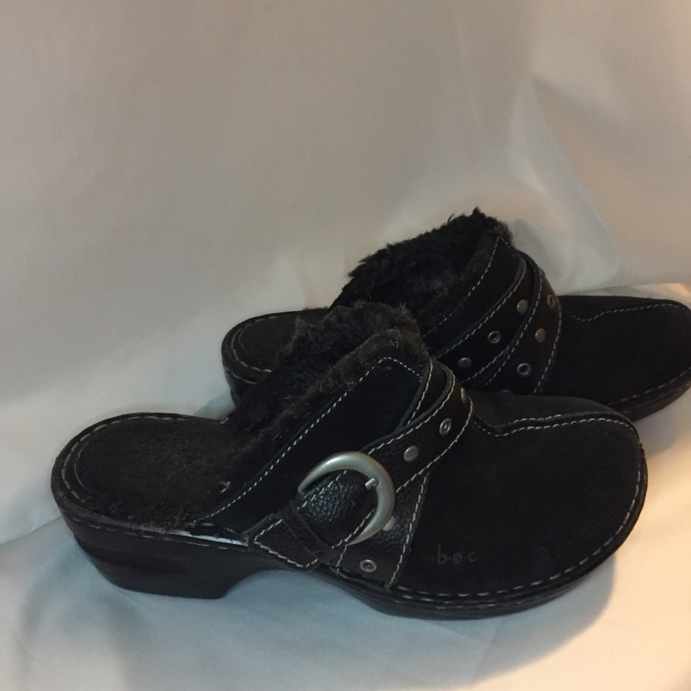Women’s BOC Mules Clogs comfy Fur Inside Size 8/39